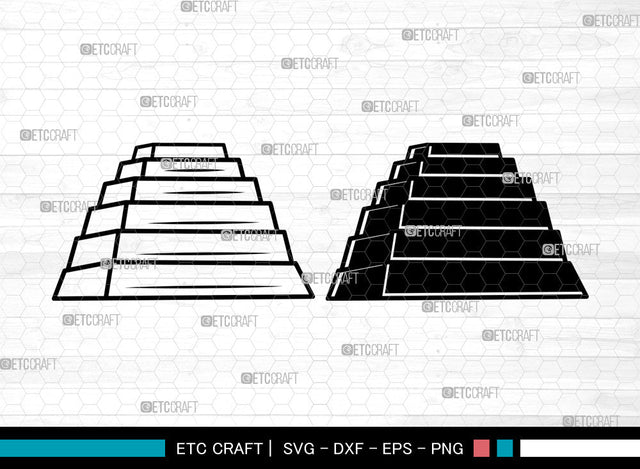 Pyramid SVG, Egypt svg, Egyptian Svg, Landmark Svg, Pyramid Svg SVG ETC Craft 