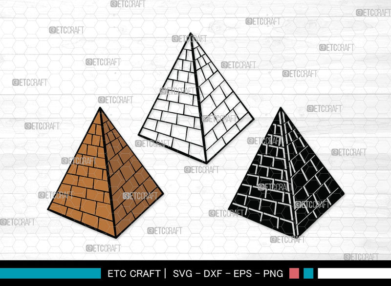 Pyramid SVG | Egypt Svg | Landmark Svg | Egeptian Svg | Pyramid Clipart ...