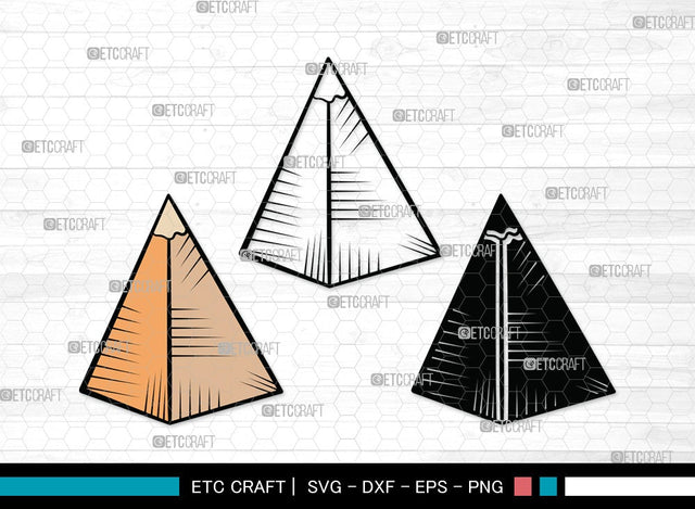 Pyramid SVG | Egypt Svg | Landmark Svg | Egeptian Svg | Pyramid Clipart SVG ETC Craft 
