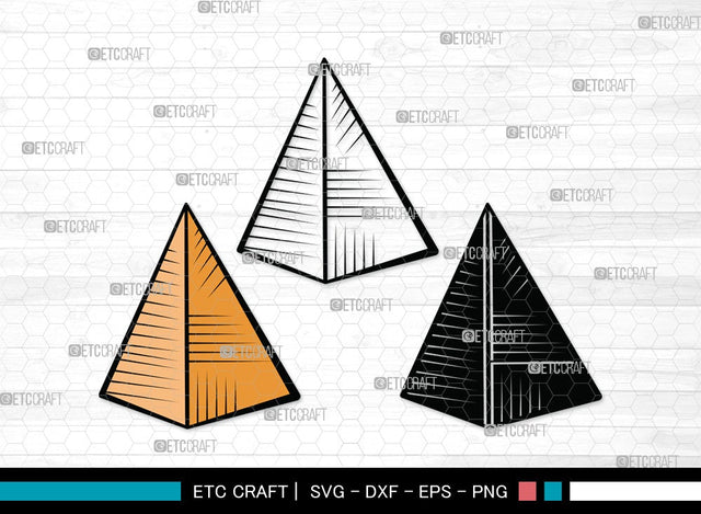 Pyramid SVG | Egypt Svg | Landmark Svg | Egeptian Svg | Pyramid Clipart SVG ETC Craft 