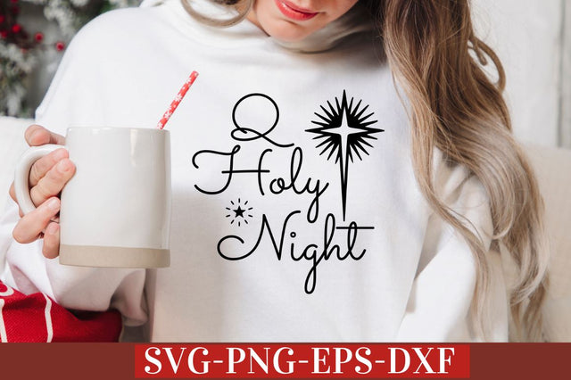 Q holy night SVG SVG DESIGNISTIC 