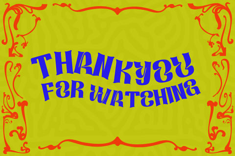 Qafidut | Groovy Retro Font Font twinletter 