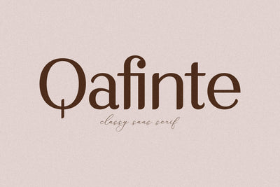 Qafinte Typeface Font Storytype Studio 