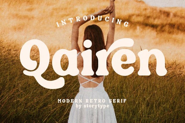 Qairen Typeface Font Storytype Studio 