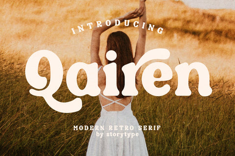 Qairen Typeface Font Storytype Studio 