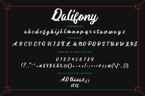 Qalifony Handwritten Brush Font Creatype Studio 