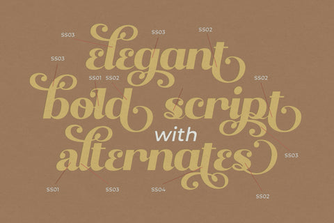 Qanthura | Elegant bold script Font studioalmeera 