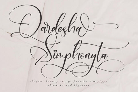Qardesha Simphonyta Font Storytype Studio 