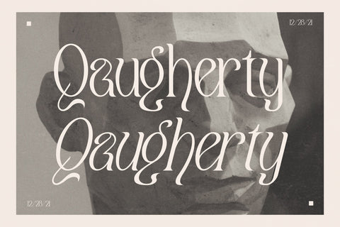 Qaugherty Typeface Font Storytype Studio 
