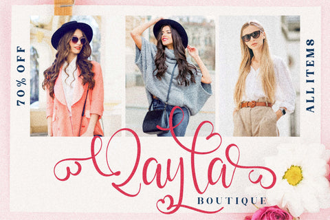 Qayla Font Letterena Studios 