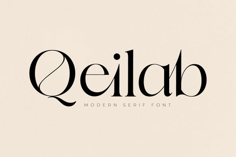 Qeilab Typeface Font Storytype Studio 