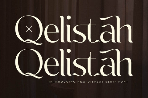 Qelistah Typeface Font Storytype Studio 