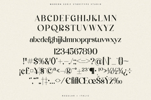 Qelrage Typeface Font Storytype Studio 