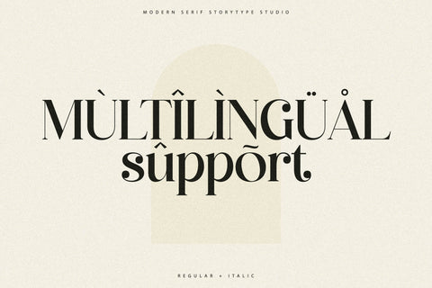 Qelrage Typeface Font Storytype Studio 
