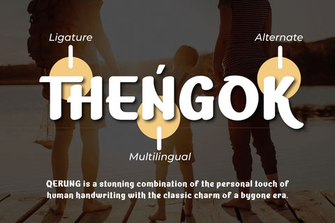 Qerung Font Font twinletter 