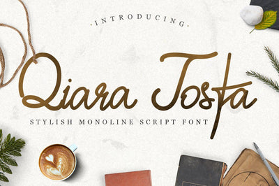 Qiara Tosfa Font Kotak Kuning Studio