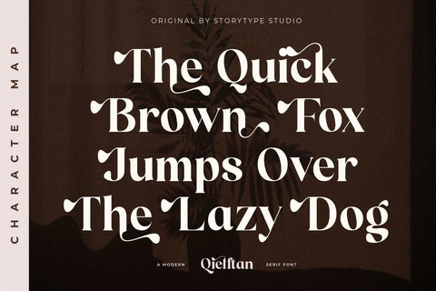 Qielftan Typeface Font Storytype Studio 