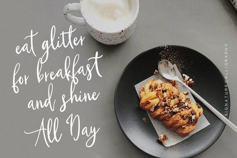 Qillyanst Signature Calligraphy Font Creatype Studio 