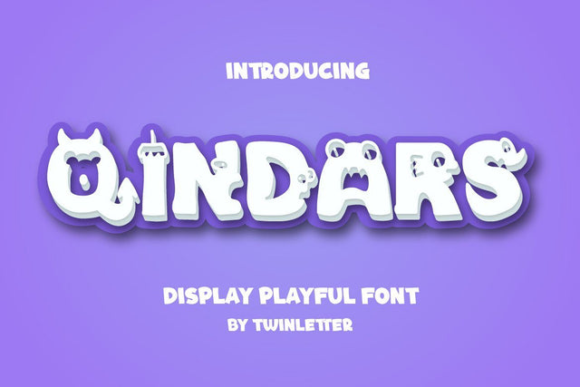 Qindars Font twinletter 
