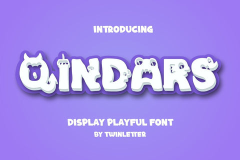 Qindars Font twinletter 
