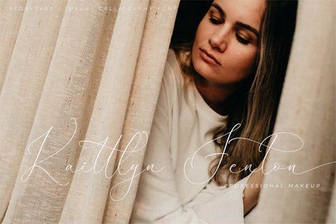 Qirtandy Fantasia - Luxury Calligraphy Font Font Storytype Studio 