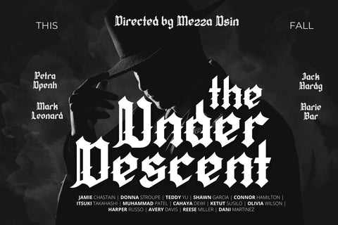 QIUBA Blackletter font Font twinletter 