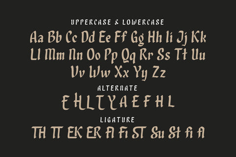 Qixohe - Blackletter Font Font twinletter 