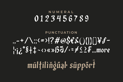 Qixohe - Blackletter Font Font twinletter 