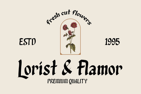 Qixohe - Blackletter Font Font twinletter 