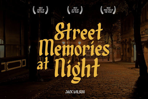 Qixohe - Blackletter Font Font twinletter 