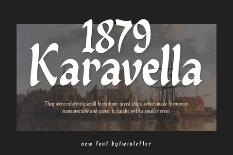 Qixohe - Blackletter Font Font twinletter 