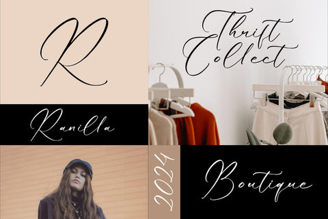Qlouchester Westfild - Luxury Script Font Font Storytype Studio 