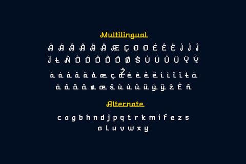 Qobliyah Font twinletter 