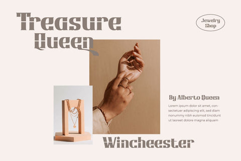 Qonihy | Serif Classic Modernism Font twinletter 