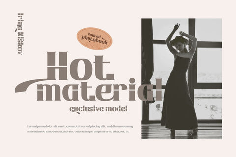 Qonihy | Serif Classic Modernism Font twinletter 