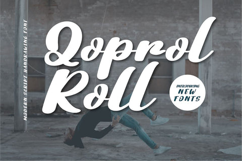 Qoprol Roll Font twinletter 