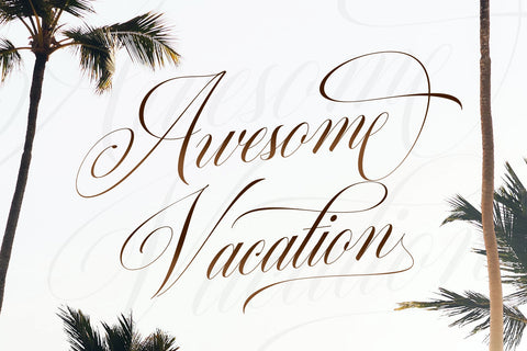 Quadrian - Elegant Script Font Arterfak Project 