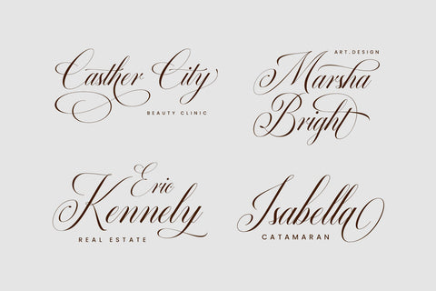 Quadrian - Elegant Script Font Arterfak Project 