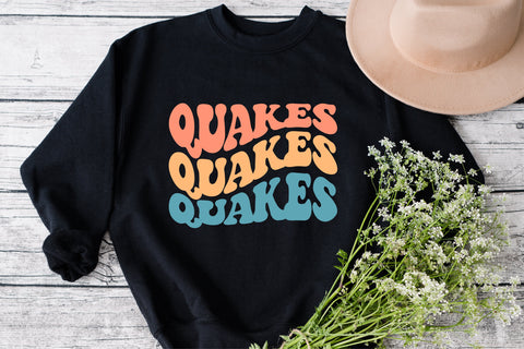 Quakes svg, wavy style svg, EPS PNG Cricut Instant Download SVG Fauz 