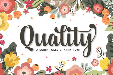 Quality Font love script 