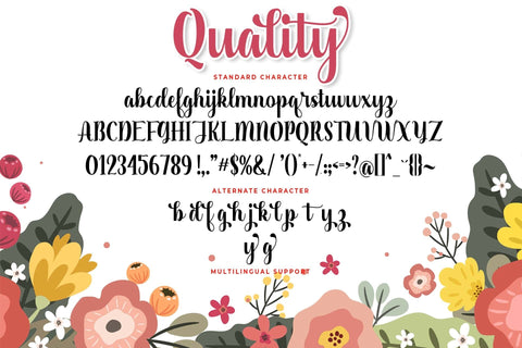 Quality Font love script 