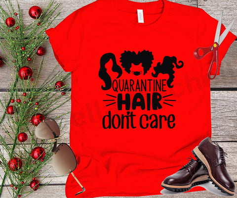 quarantine hair don't care svg, quarantine svg, quarantine t shirt svg,social distancing t shirt svg, cut files, covid t shirt svg, covid 19 svg SVG Isabella Machell 