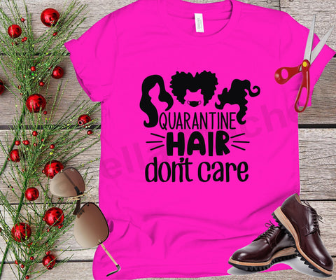 quarantine hair don't care svg, quarantine svg, quarantine t shirt svg,social distancing t shirt svg, cut files, covid t shirt svg, covid 19 svg SVG Isabella Machell 