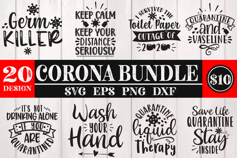 Quarantine SVG bundle cut file SVG Svgcraft 