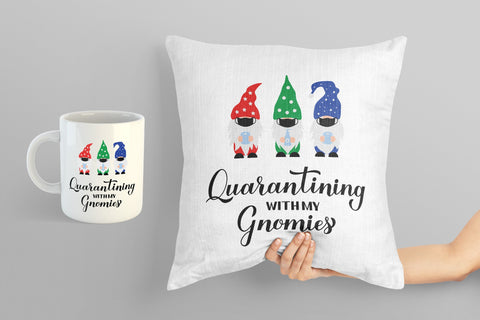 Quarantining with my gnomies. Masked gnomes SVG LaBelezoka 