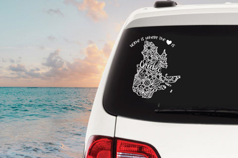 Quebec SVG File - Canada Mandala Design SVG Old Market 