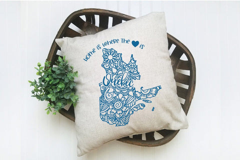 Quebec SVG File - Canada Mandala Design SVG Old Market 