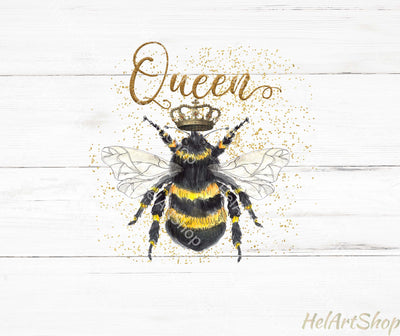 Queen Bee Png, Sublimation Png Sublimation _HelArtShop_ 