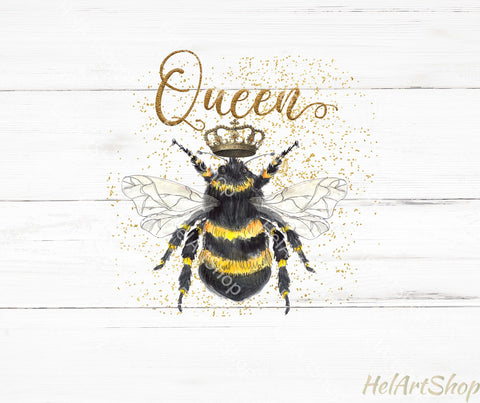 Queen Bee Png, Sublimation Png Sublimation _HelArtShop_ 