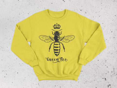 Queen Bee svg, bee svg, honey bee svg, crown svg, summer svg, farm svg, farm clipart SVG CutLeafSvg 